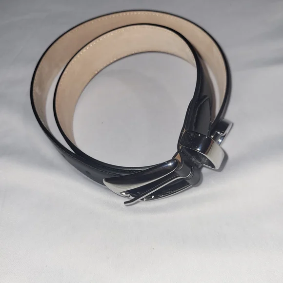 Luxurious and Powerful Black Leather Belt. # 132 display picture 1